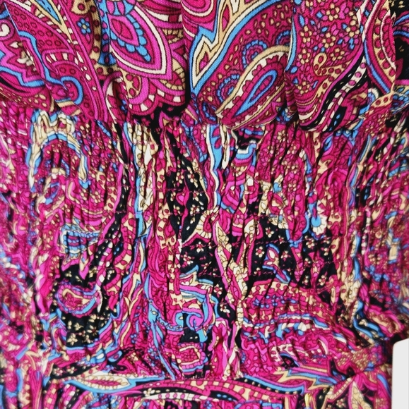 🏷️Anthropologie BOEMO Paisley MEDIUM 2 PC SKIRT TOP SET - Picture 5 of 12